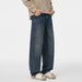 Men's Clothing Wide Leg Jeans Loose Straight American Retro Washed Casual Vibe Trousers Vintage Washed Denim Pants For Cleanfit Style_viptrois.com