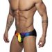 Men's Low-waist Printed Trunks, Tight-fitting Drawstring Swimming Trunks, Men's Cup-shaped Swimming Briefs With Anti-embarrassment Feature_viptrois.com