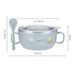Babies Feeding Bowl Stainless Steel Insulation Bowl Spoon Sets Children Tableware Cartoon Printed Kids Food Bowl Convenient_viptrois.com