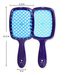 Square Mesh Hair Brush – Colorful Detangling & Scalp Massage Comb (29 Colors)_viptrois.com