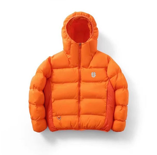 Couple's Premium US Flag Puffer Jacket - Thickened Hooded Winter Coat With 3D Embroidery, Luxury Streetwear_viptrois.com