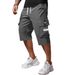 Men's Lightweight Straight Leg Cargo Shorts - Breathable Polyester Summer Casual Mid-Length Pants For Active Lifestyles (Black, Army Green,_viptrois.com