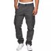 Men's Clothing Multi Pocket Overalls Men's Outdoor Sports Trousers Pure Cotton Work Clothes Outdoor Trousers_viptrois.com