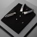 Men's Clothing Men's Summer Short Sleeve Shirt Trendy Business Casual Collared Embroidered Top Fashion Brand Paul_viptrois.com