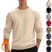 Men’s Heavyweight Crewneck Sweatshirt – Oversized Casual Pullover Hoodie Alternative (S-XXXL, 250GSM Polyester)_viptrois.com
