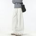 T Mousse Air Cotton Wide Leg Pants Men's Casual Straight Leg Comfortable Sports Sweatpants for Commuting And Outings Trendy Bottoms_viptrois.com