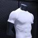 Men's Clothing Short Sleeved Summer Fitness Running Training Clothes Quick Drying T Shirt Casual Polo Shirt Short Sleeved High Elastic_viptrois.com