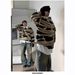 Autumn And Winter Jacquard Round Neck Sweater Men's Pullover Contrasting Zebra Print Knit Sweater_viptrois.com