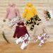 Mother & Kids Baby Girl's Trousers With Long Sleeves And Floral Trousers_viptrois.com