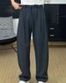 Men's Clothing Flowy, Loose Fitting, Trendy Korean Style, Versatile Design, Thin Curved Wide Leg Casual Trousers_viptrois.com