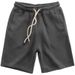 Men's Casual Shorts Retro American Style Loose Fit 5-Pocket Athletic Shorts With Drawstring_viptrois.com