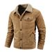 Men's Loose Large Size Fleece Thickened Jacket Men's Cotton Clothing Corduroy Cotton Clothing Men's Casual_viptrois.com
