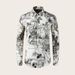 Men’s Slim Fit Floral Print Shirt – Hand-Painted Digital Dye Sublimation, 100% Cotton, Breathable & Stylish_viptrois.com
