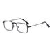 Unisex Square Frame Men's Steampunk Women's Fashion Trend Metal Sunglasses_viptrois.com