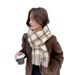 2023 New Xiaoxiang Style Scarf Women's Autumn Winter Korean Edition Versatile, Simple and Fresh Student Warm Neck Trend_viptrois.com
