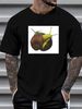 Coloured Hugging Snails Tee T-Shirt Casual Fashion Comfortable Homme Unisex Streetwear Top For Everyday Wear Versatile Designer Clothes Stylish_viptrois.com