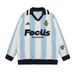 American Trendy Brand Letter Jacquard Color-Block Vertical Stripe Sweater Men's Sports Lazy Style Turn-Down Collar_viptrois.com