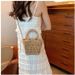 Hollow Small Square Bag Shoulder Crossbody Mini Hand Woven Small Fresh DIY Ladies Bag_viptrois.com