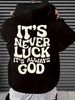 Men's Autumn And Winter Casual Fashionable Loose Hooded Sweater With Geometric Print Long Sleeved Warm Pullover Sweater_viptrois.com