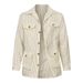 1 2025 European American Foreign Trade Spring And Autumn Men's Cardigan Striped Multi-Pocket Long Sleeve Plus Size Casual_viptrois.com