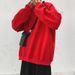 Pure Pure Casual Fleece Sweatshirt Men, Loose Fit, Autumn Season, Hong Kong Style, Couple Outfit, Korean Trend, Oversized Round_viptrois.com