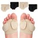 Women's Forefoot Pads For Dance & Daily Wear – Non-Slip Ballet/Latin Practice Socks (Black, Nude) – XS To XL For Shoes/Boots_viptrois.com