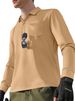 Monochrome Man- Men's Long Sleeve Loose Top Turn-Down Collar European And American Autumn New Outdoor Tactical_viptrois.com