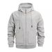 Loom Cross-Border Hot-Selling Zipper European And American Men's Popular Fleece Hoodie Cardigan With Hood Manufacturer_viptrois.com