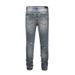 Men's Clothing High Street Diamond Splash Ink Wash Hole Patch Patchwork Hot Diamond Jeans Beggar Pants_viptrois.com