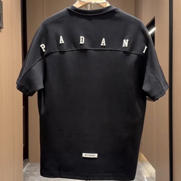Summer New Solid Color T Shirt For Men Trendy Brand Embroidery Design Versatile Bottoming Shirt Simple Round Neck Handsome Half Sleeves Men_viptrois.com