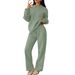 2026 European American Cross-Border Men's Women's Spring And Autumn Casual Hooded Sweatshirt Oversized Wide-Leg Pants_viptrois.com