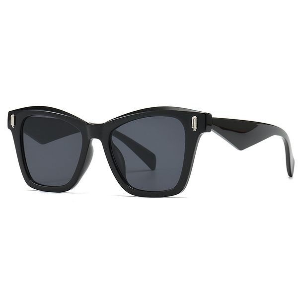 2025 New Oversized Frame Metal Sunglasses, European And American Trend Street Photography Retro Sunglasses_viptrois.com