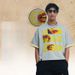 Double-sided Air-layer Short-sleeve Breathable Cool Men's Summer New Printed Letter Half-sleeve T-shirt_viptrois.com