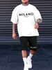 Men's Clothing Short Sleeved Shorts Men's Summer 2024 Trend Hong Kong Style Handsome Personality Sexy Complete Set ME2 MA1_viptrois.com