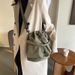 Women's Bucket Bag Cool Personality Fashion Casual Large Capacity Oxford Cloth Hand Drawstring Single Shoulder Crossbody Bucket Bag_viptrois.com