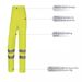 Men's Clothing Coated With Reflective Strips Split Fluorescent Raincoat Riding Electric Vehicle Suit Raincoat_viptrois.com