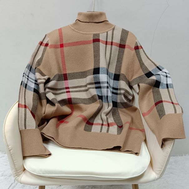 Spring And Autumn Winter New High Quality Fashion Pure Cotton Fashion Brand Men's And Women's Loose Long Sleeve Sweater_viptrois.com