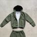 Men's Clothing Hooded Sweatshirt With Drawstring Print, Small Embroidered Pattern, And Zip Pocket_viptrois.com