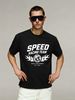Vintage Oversized Speed Racing Team Graphic T-Shirt Men's Casual Streetwear Tee_viptrois.com