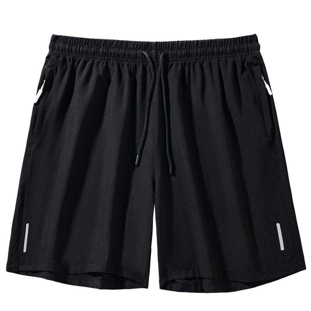 Men's Clothing Men's Solid Color Shorts Summer Zipper Pocket Warehouse Lace Up Large Size Shorts Men_viptrois.com