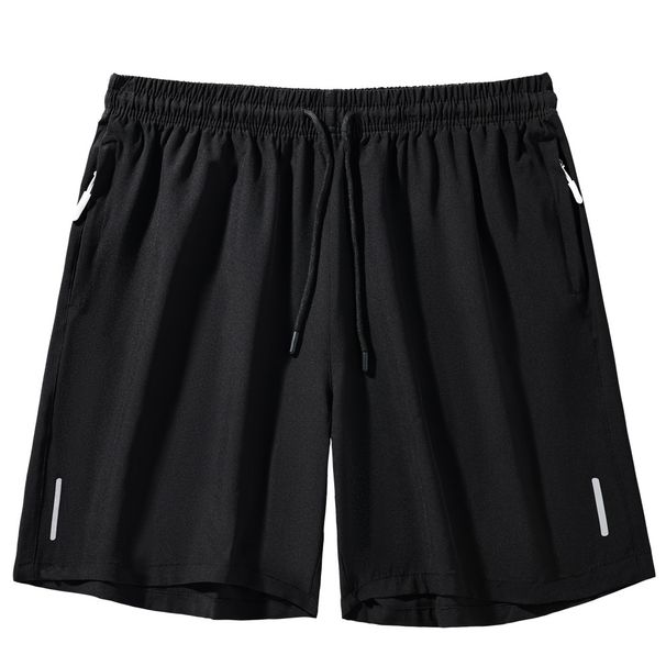 Men's Clothing Men's Solid Color Shorts Summer Zipper Pocket Warehouse Lace Up Large Size Shorts Men_viptrois.com