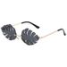 Men's Sunglasses New Leaf Shaped Colorful Ocean Sunglasses Personalized Trendy Sunglasses Dance Party Funny Glasses_viptrois.com