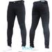 Slim And Slimming Elastic Denim Men's Pants, Black Tight-fitting Skinny Pants_viptrois.com