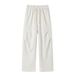 Men's American Style Straight Leg Sweatpants Loose Fitting Casual Sports Pants Trendy Wide Leg Floor Length Pants_viptrois.com