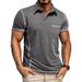 Men's Clothing Summer New Men's Short Sleeve Lapel T Shirt Men's Polo Shirt_viptrois.com