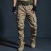 Men's Clothing Casual Pants Slim Fit Camouflage Pants Multi Pocket Overalls Sports Pants_viptrois.com