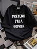 Let's Pretend I'm A Gopher Funny Halloween Party Costume T-Shirt Soft Designer Clothes Slightly Breathable T-Shirt For Women Casual Summer Women Unisex Women Top Graphic Tees Streetwear Comfortable Female Casual Top For Everyday Wear Fashion Stretched_viptrois.com