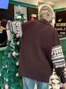 Pure Christmas Sweater Men 2025 Autumn Winter Vintage Trendy Brand Retro Couple Loose Design Knitted Top_viptrois.com