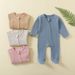 Kids' Clothing Baby Jumpsuit Autumn And Winter Baby Crawling Clothes Long Sleeved Zipper Crawling Clothes Newborn Clothes Fart Clothes Baby Pajamas_viptrois.com