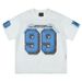 Men's Clothing New Retro Hollow Mesh Rugby Uniform Digital Letter Printing Men And Women Casual Tops_viptrois.com